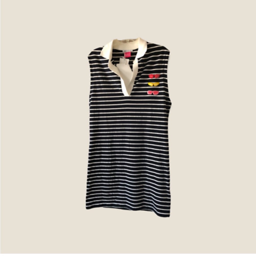 Zara Striped Sleeveless Mini Dress